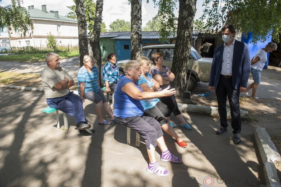 Андрей Клычков сегодня посетил Глазуновский район. Фоторепортаж