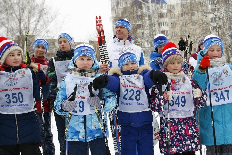 Лыжня в Медведевском лесу Орел