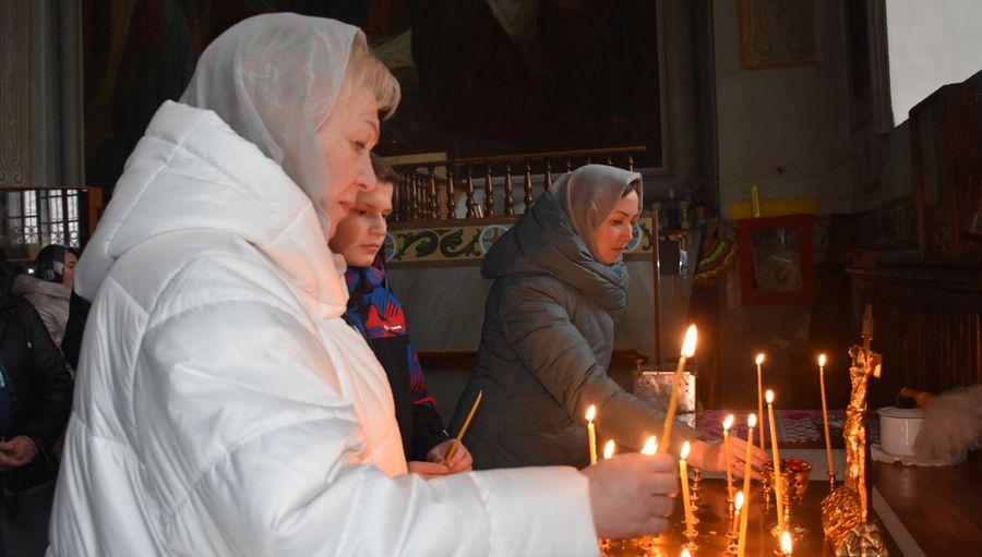 В храме Михаила Архангела