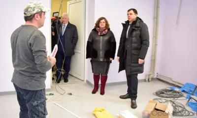 Андрей Клычков проконтролировал ход ремонта поликлиники Должанской ЦРБ