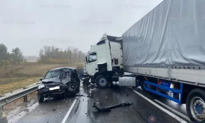 Под Орлом после столкновения с фурой погиб водитель Chevrolet Niva