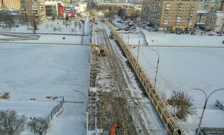 Прокуратура: При проведении работ на Красном мосту в Орле не была обеспечена безопасность пешеходов