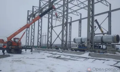 Орловский завод сухих смесей продолжает строительство производственного комплекса