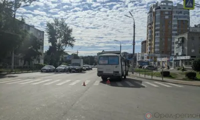 Орловец попал под колёса маршрутки