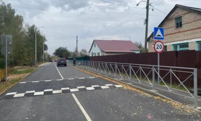 В деревне Шепино Орловского МО отремонтировали дорогу по ул. Центральной