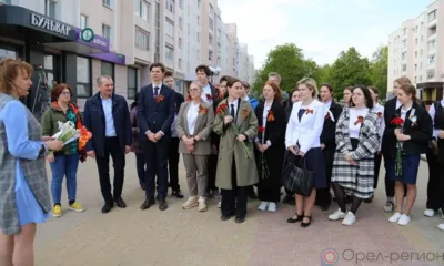 Орловские школьники приняли участие в просветительской акции «Прогулка со Знанием»