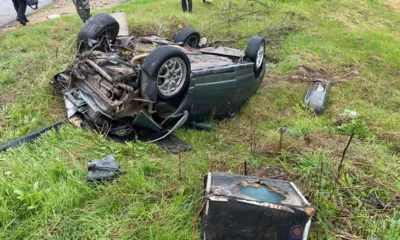 В Орловской области ВАЗ вылетел в кювет и перевернулся