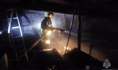 Под Орлом аварийный режим работы электропроводки стал причиной пожара