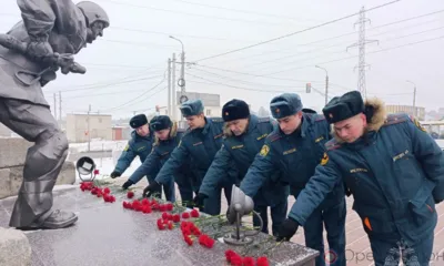 Орловские сотрудники МЧС почтили память Алексея Сопина