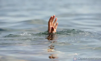 В центре Орла в воду упала женщина