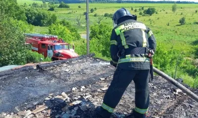 В Дмитровском районе очевидец вывел людей из горящего дома