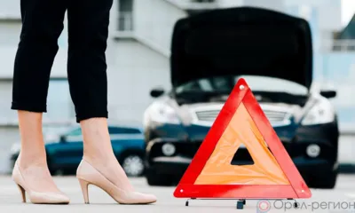 Под Орлом девушка на Chevrolet протаранила Volkswagen