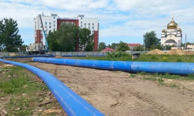 В Орле в районе Наугорского шоссе прокладывают новые сети водоснабжения
