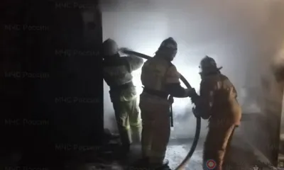 В Ливнах сгорел гараж с автомобилем внутри