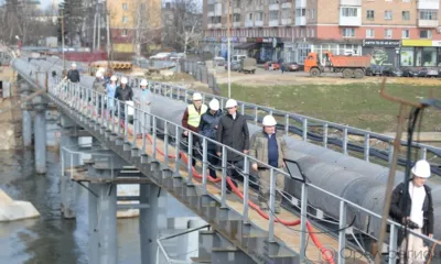 Андрей Клычков проконтролировал ход работ на Красном мосту в Орле