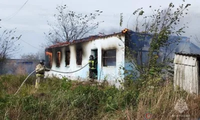 В Ливенском районе сгорел жилой дом