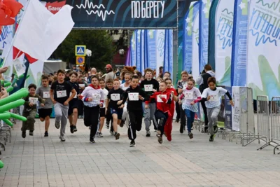 Фото 5. 1500 орловцев пробежали «ПоБерегу» ради доброго дела