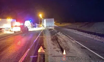 В ночном ДТП под Орлом погиб водитель
