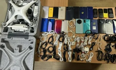 В орловскую колонию пытались передать запрещённые телефоны