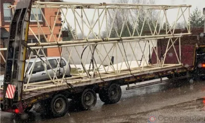 Для возведения пешеходного моста в Орёл доставят гусеничный кран