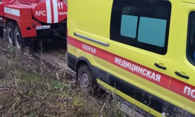 Скорая забуксовала на орловской дороге