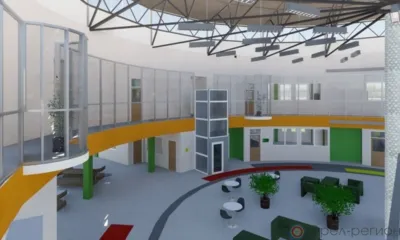 В Орле продолжается капремонт Дворца пионеров и школьников им. Ю.А. Гагарина