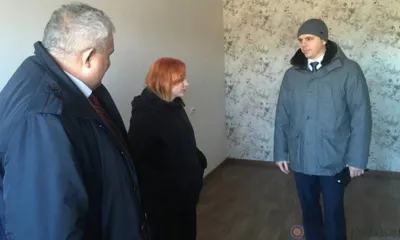 В Малоархангельске 4 человека из числа детей-сирот получили сегодня ключи от новых квартир