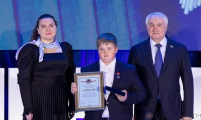 Орловский школьник Дима Мороз отмечен нагрудным знаком «Горячее сердце»