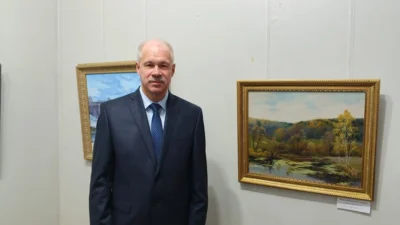 Фото 4. Память орловского художника Виктора Лупачёва почтили выставкой «Времена года»