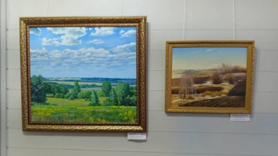 Фото 9. Память орловского художника Виктора Лупачёва почтили выставкой «Времена года»