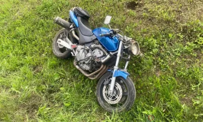 На орловской трассе мотоциклист столкнулся с Kia Sorento