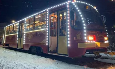 Орловцы могут прокатиться на новогоднем трамвае
