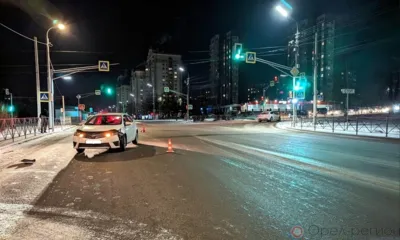 В Орле Toyota сбила женщину на пешеходном переходе