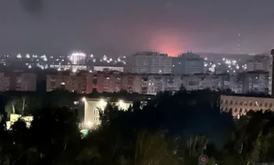 Ночью беспилотник упал в Железнодорожном районе Орла