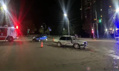 В Орле Volkswagen и ВАЗ-111930 не поделили дорогу