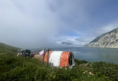 Фото 3. Наши — на Камчатке