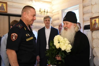 Фото 1. В Орле на территории Управления Росгвардии открыли храм святого князя Владимира