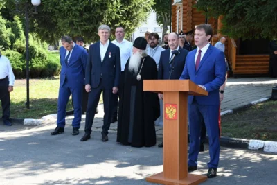 Фото 8. В Орле на территории Управления Росгвардии открыли храм святого князя Владимира