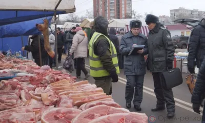 В Орле на ярмарке торговали мясом без документов