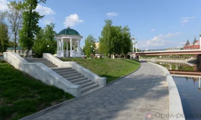 Парки и набережные меняют облик Орловщины