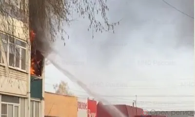 На пожаре в Ливнах спасены 3 и эвакуированы 14 человек