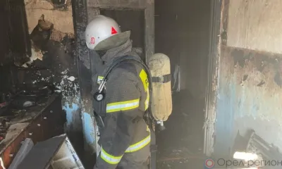 В Залегощи при пожаре погиб пенсионер