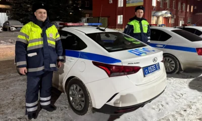 Орловские полицейские помогли замерзающему водителю