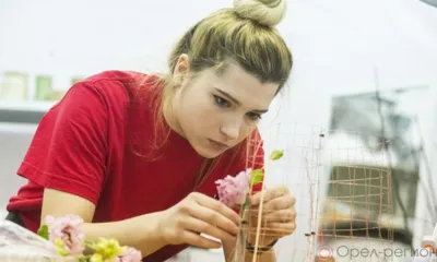 Пять орловчанок борются за звание лучшего флориста. Фоторепортаж