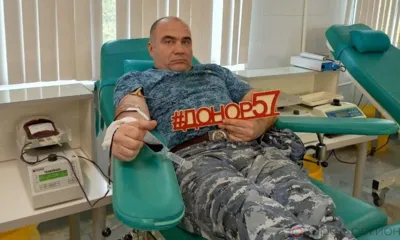 Семь орловских приставов удостоены звания «Почётный донор России»