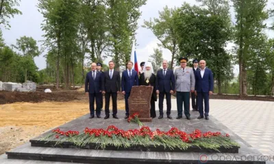 В орловском Парке Победы заложили первый камень в основание часовни