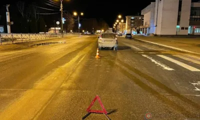 В Мценске ВАЗ-11193 на пешеходном переходе сбил 26-летнего мужчину