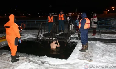 На Орловщине определены места для крещенских купаний