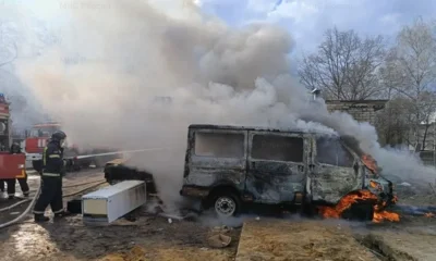 На ул. Матвеева в Орле сгорели два автомобиля