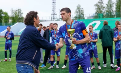 Фото 1. «Славянское» из Верховского района стало победителем Кубка Победы по футболу